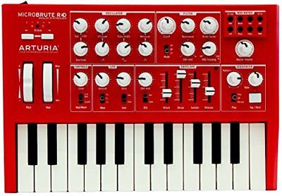 Arturia MicroBrute SE Analog Synthesizer RED + Analog Lab 2 software “Free to 3