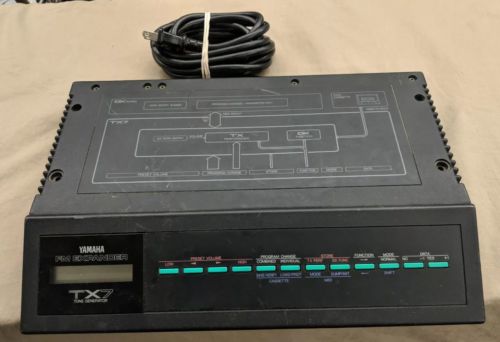 Yamaha TX7 FM Expander Synthesizer Cassette/MIDI Module RARE