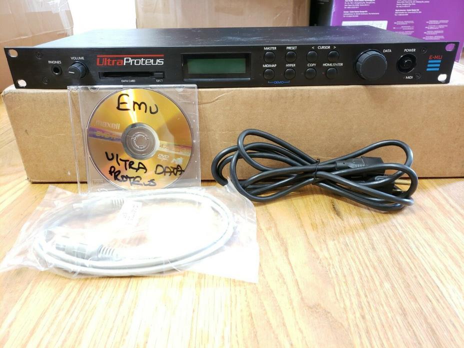 EMU ULTRA PROTEUS MODULE V2.0 W/288 Z-PLANE FILTERS + CUSTOM SOUNDS + CARD BANKS