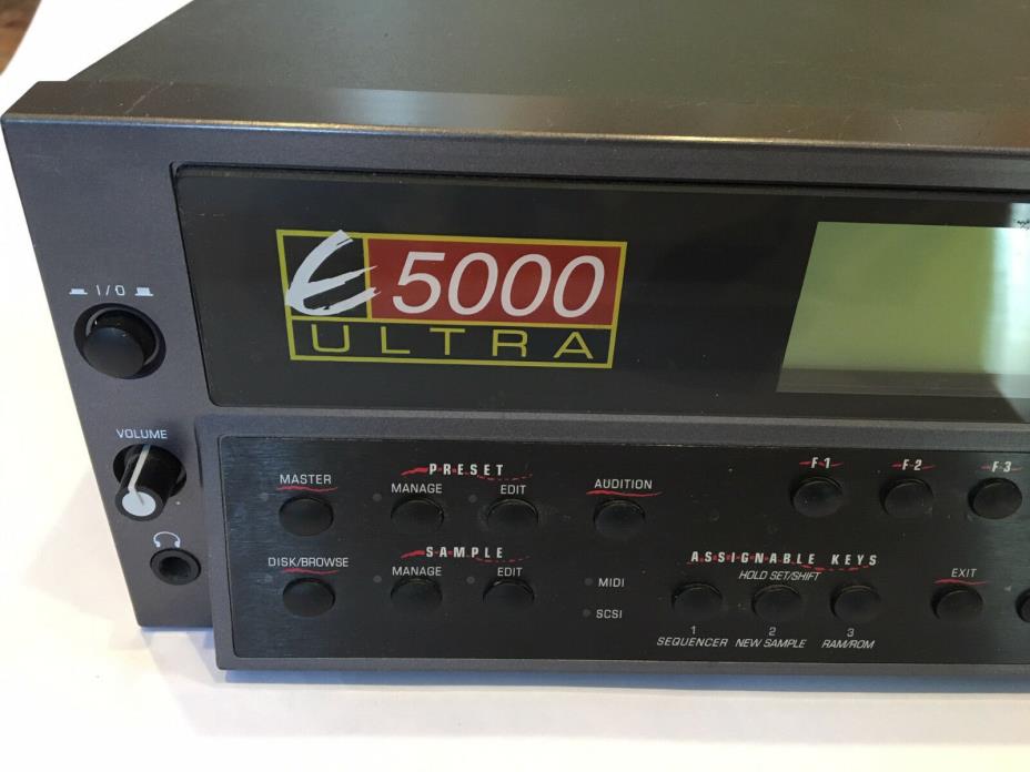E-MU E5000 ULTRA OS V4.10 SAMPLER 128MB RAM