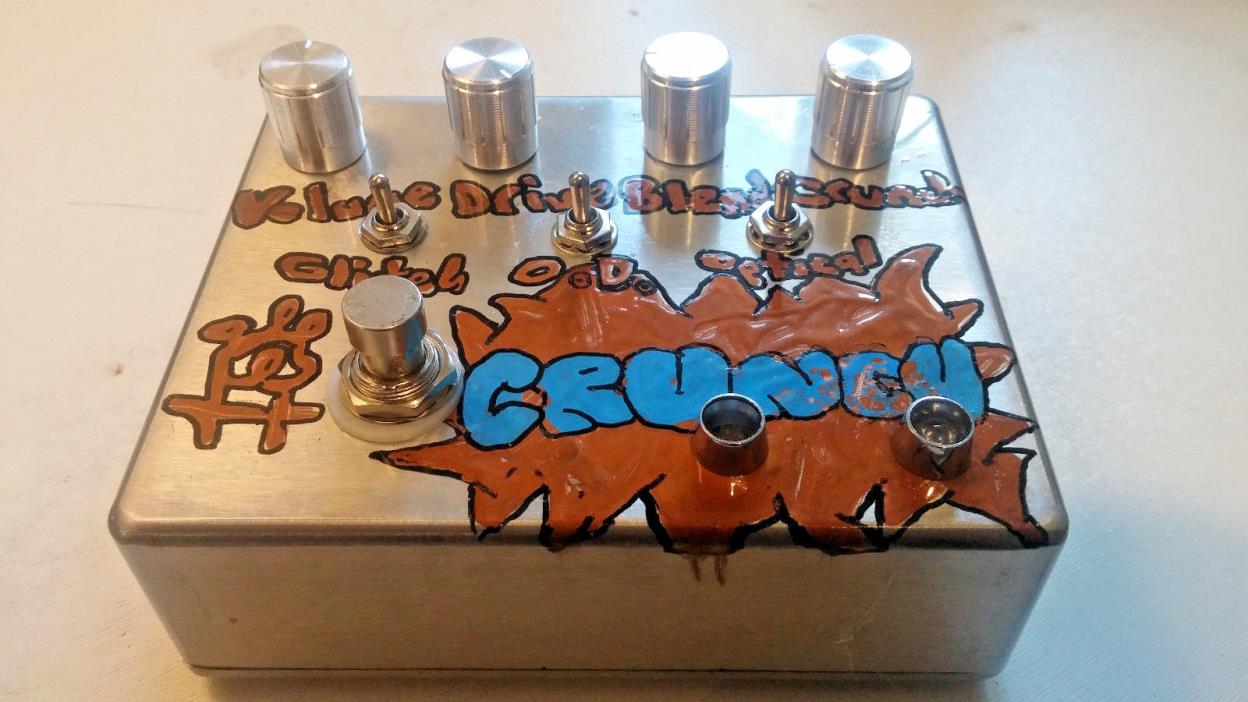Circuit Bent Time Box Crunch Analog Harmonizer PLL Guitar Noise Synth Pedal Bass