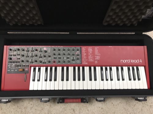 Nord Lead 4 Synthesizer with Gator GTSA-KEY61 TSA Series Keyboard Case MINT