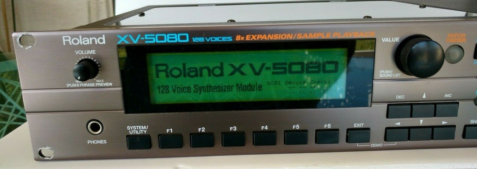 Roland XV-5080 Synthesizer / Sampler Rackmount Module w/ Manuals - FREE SHIPPING