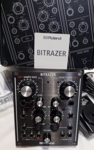 Roland Aira Bitrazer eurorack module effects, bitcrusher filter programmable