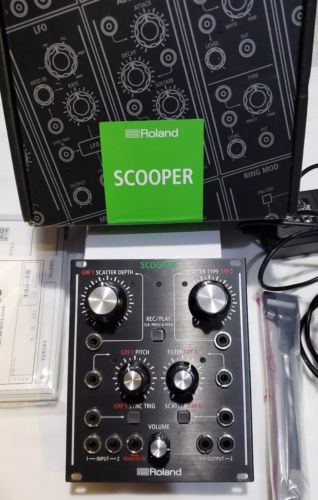 Roland Aira Scooper eurorack module effects, looper scatter filter programmable