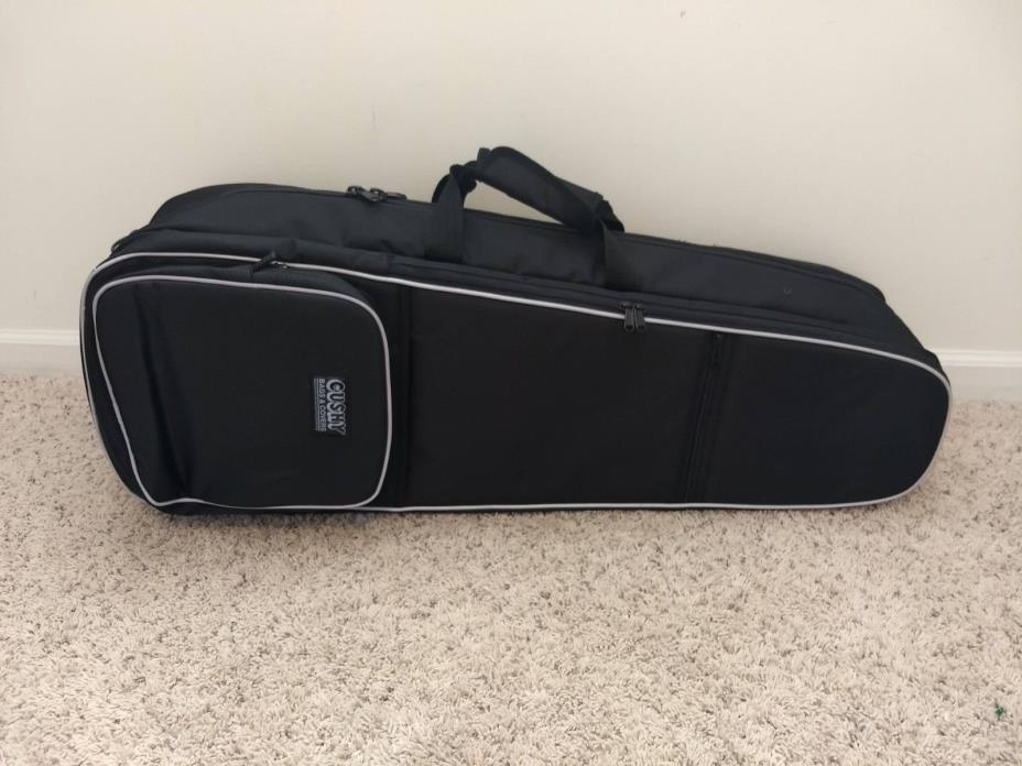 Cushy Deluxe Carry-All Dart Shaped Backpack Violin Case Cover - Used Once