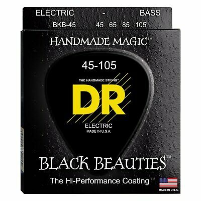 DR BKB-45 Black Beauties K3 Coated Bass Strings Medium 45-105