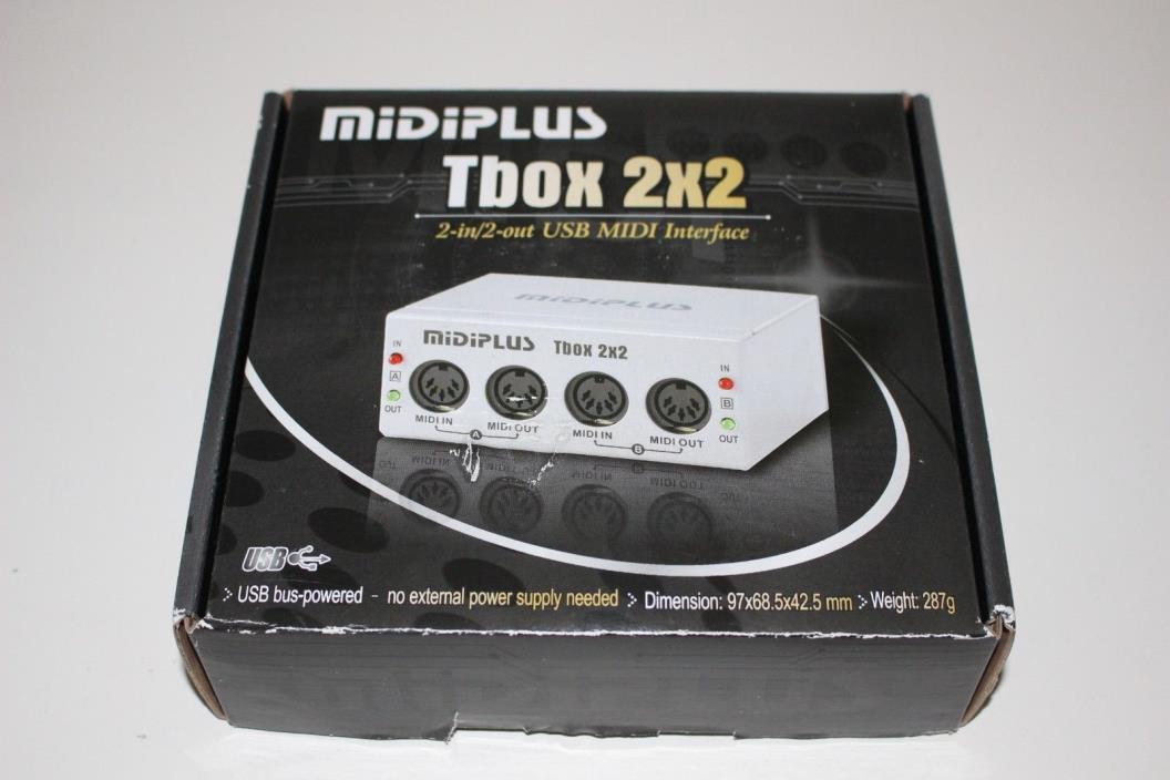 Midiplus Tbox 2X2 USB MIDI Interface