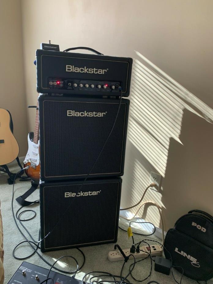 blackstar ht-5 head and 2 ht110 boxes