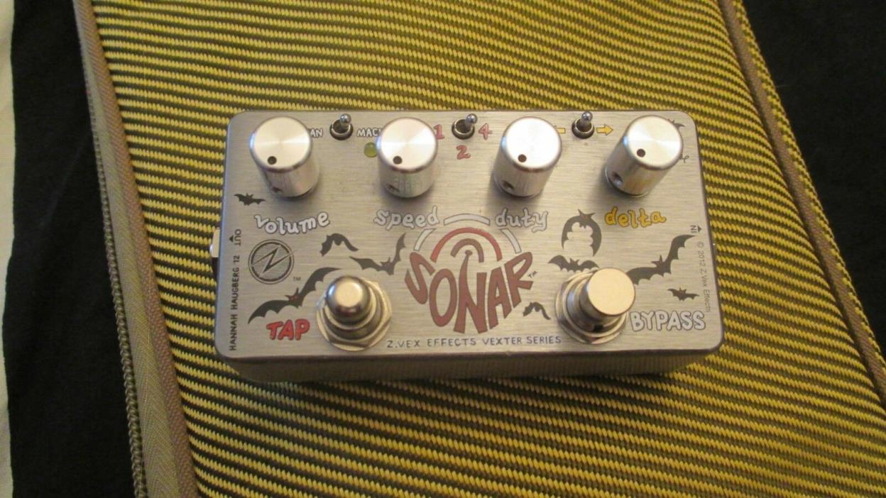 ZVEX Sonar Vexter Series Tremolo Tap Tempo Machine Boost