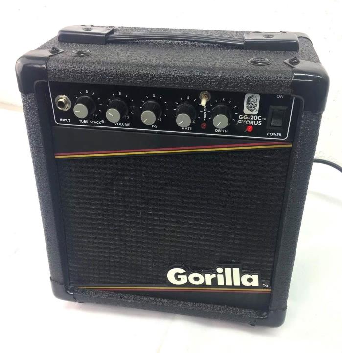 Gorilla GG-20C 30 Watt Guitar Amplifier with Microphone Musical Instrument Equip