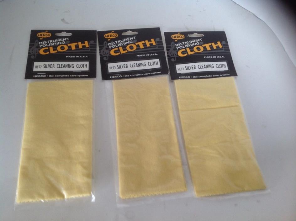 Herco HE92 - Silver Cleaning Cloth, 3 packs