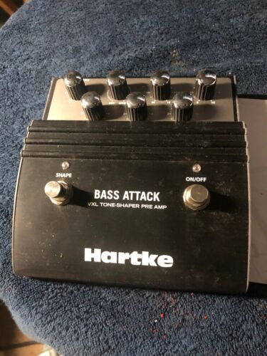 Used Hartke Bass Attack VXL Tone-Shaper Pre-Amp