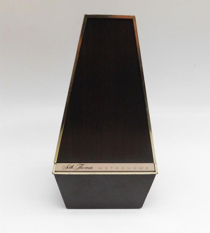 Seth Thomas Metronome De Maelzel Model 1104 Conductor Wind Up Works Great