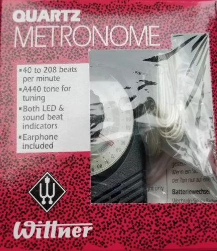 New Wittner MT50 Digital Quartz Metronome with Earphone
