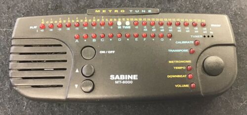 SABINE MT-8000 MetroTune - Tuner/Metronome *WORKS GREAT! fully tested*