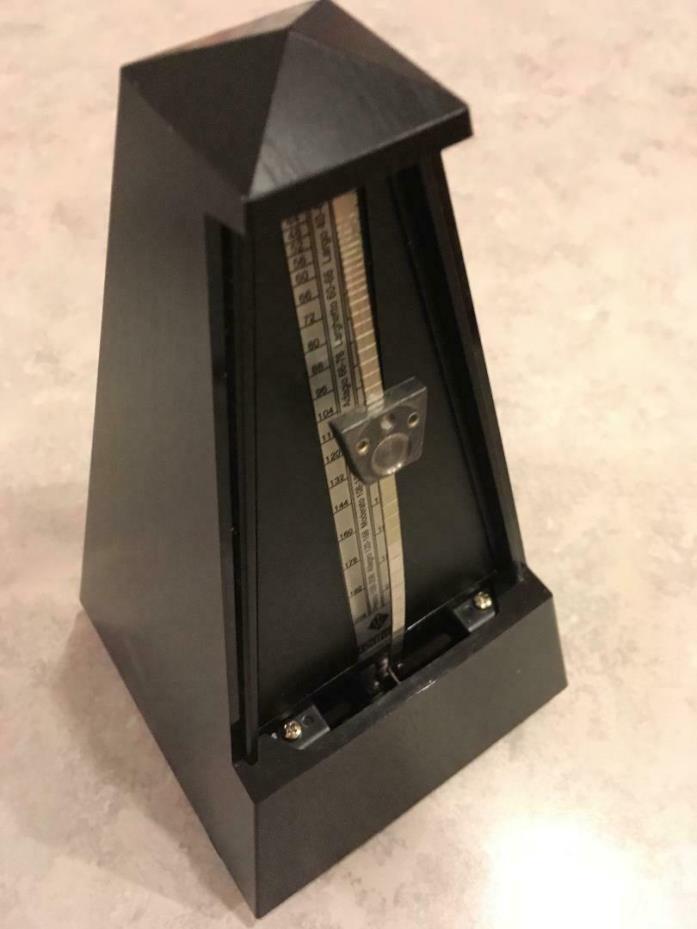 Wittner 845 Metronome (Black) Made In Germany, Works Very Well