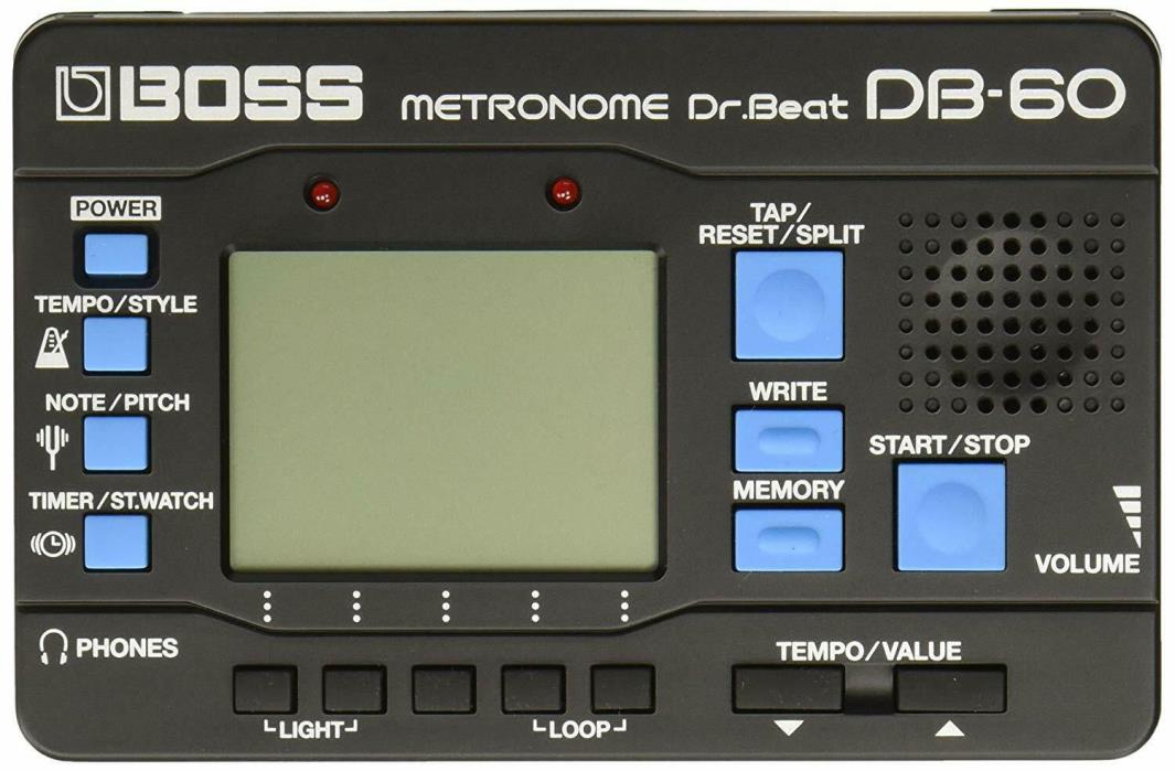 BOSS DB-60 Metronome Dr. Beat DB60 Rhythm Machine
