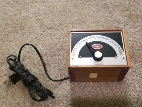 FRANZ LM-5 Electric Metronome Musical Instrument w/ solid  Walnut Case