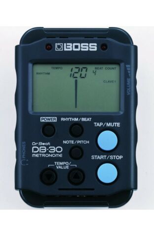 Boss DB-30 Dr. Beat Pocket-Size Clip-On Drum Metronome with Tap Tempo