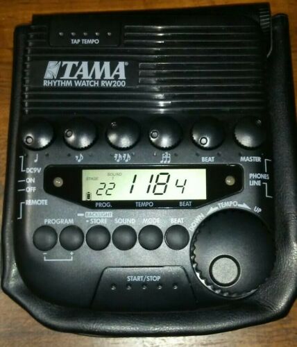 Tama RW200 Rhythm Watch - Drummer's Metronome - With Soft Case