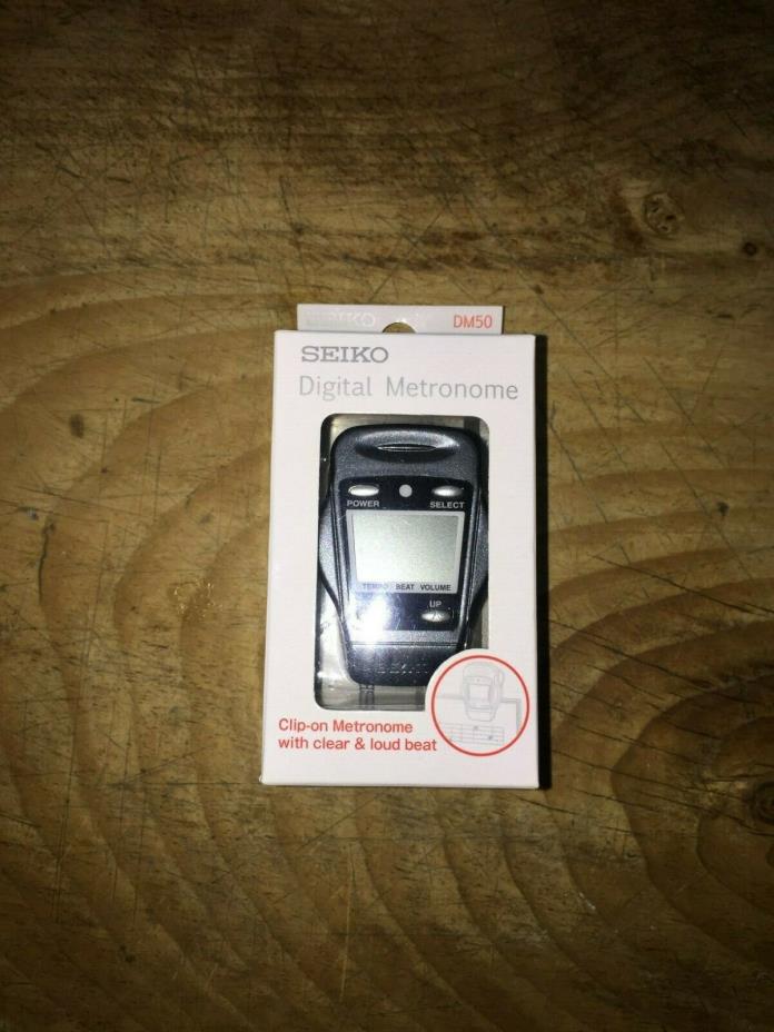 Seiko Digital Metronome DM50 (dark gray) NEW, ships FREE!