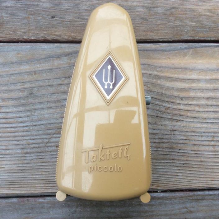 Vintage Wittner Talktell Piccolo Metronome Germany Tan