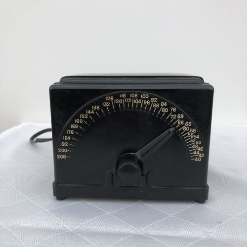 Vintage 1930-1950s Franz Electric Metronome LM-3 Black Bakelite - Works!