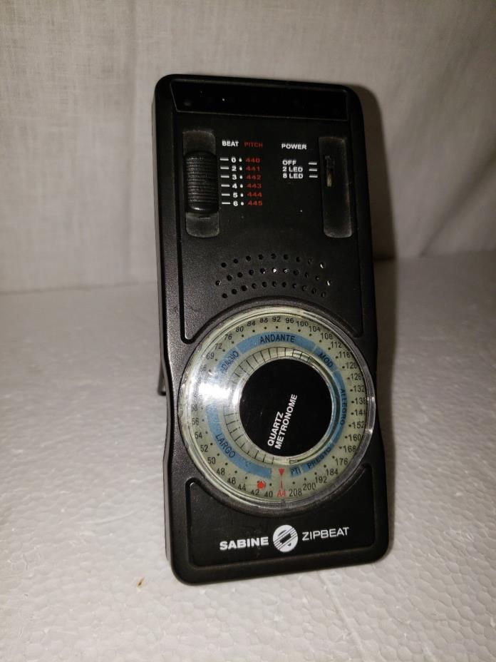 Sabine Zipbeat Digital Quartz Electronic Metronome with Built-In Stand