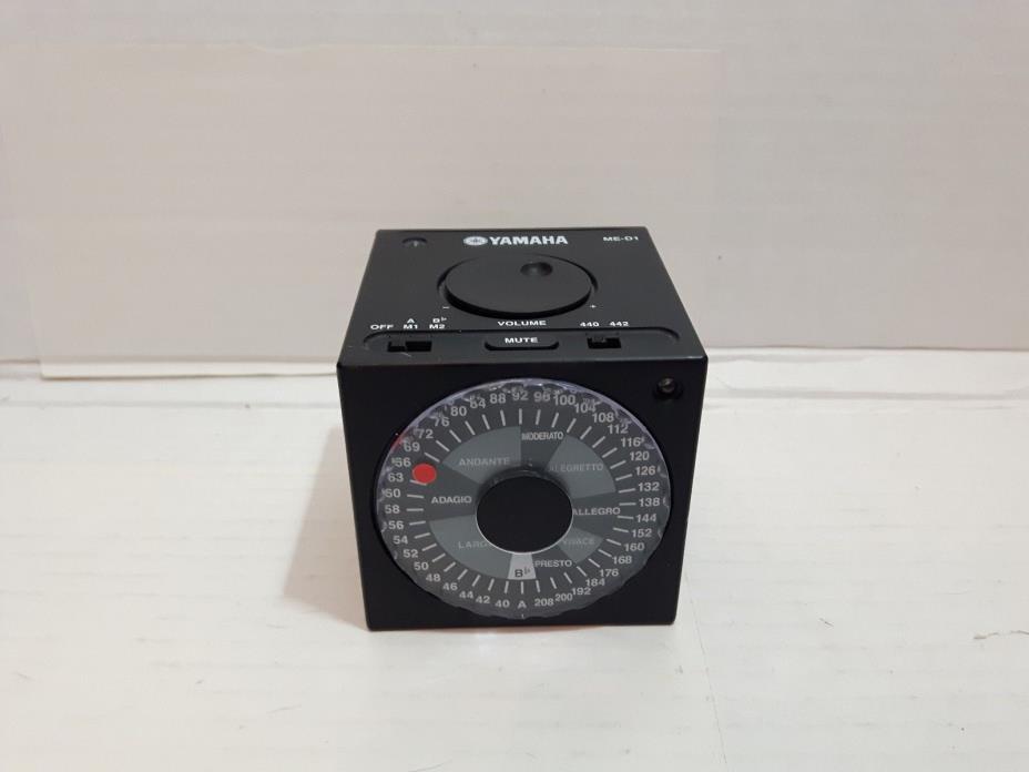 YAMAHA ME D1 ME-D1 METRONOME WORKING DIGITAL QUARTZ CUBE LED MUSIC WORKS
