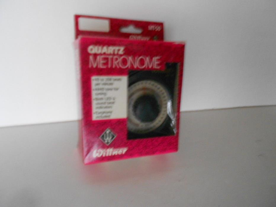 Wittner MT-50 Portable Quartz Metronome MT50 Tempo 40-208 Beats - FreeShip