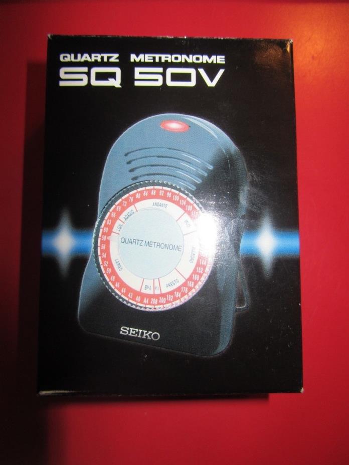 Seiko Quartz Metronome SQ 50V - NEW