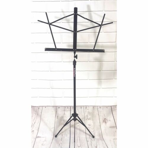On Stage Stands SM7122BB Compact Folding Sheet Music Black Tripod Folding Base