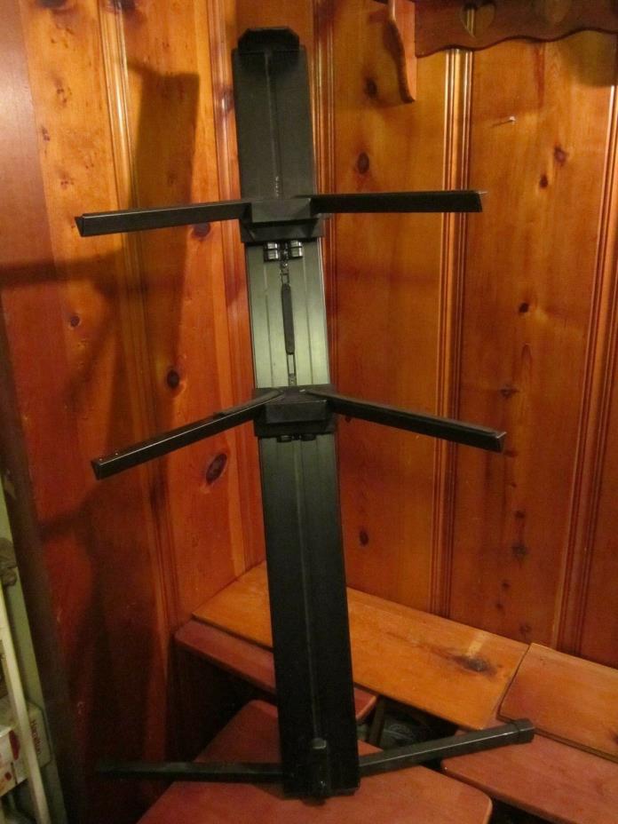 Ultimate Support APEX AX-48 Pro Two-Tier Column Keyboard Stand (Black) EUC