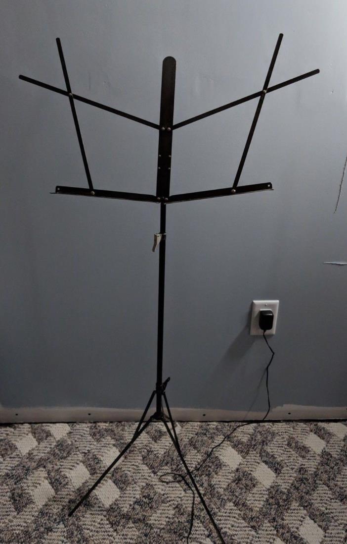 HAMILTON Brand Black Portable Folding Music Stand Model No.400-B