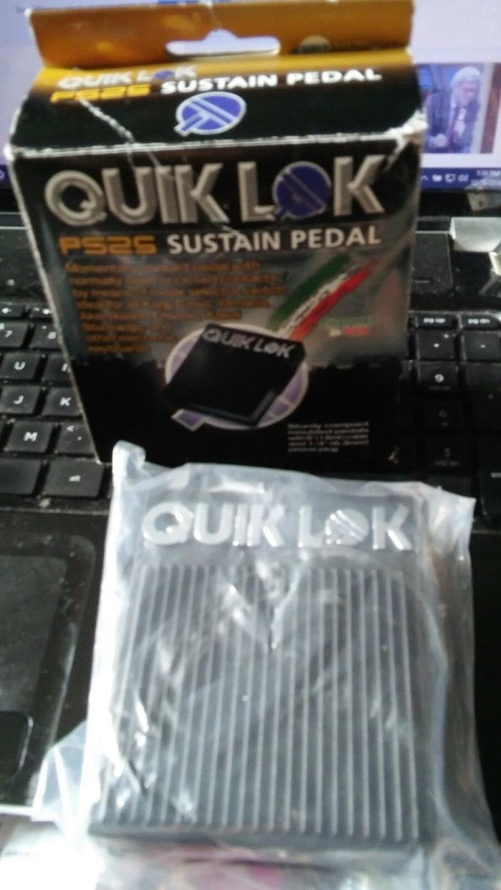 NEW QUIK LOK SWITCHABLE OPEN CLOSED PS25 SUSTAIN PEDAL - NOT KNOCK THE OFF