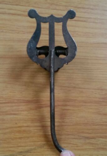 Vintage Sheet Music Clip Holder Solid Brass