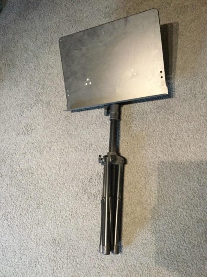 Professional heavy duty grade music stand black adjustable telescoping feet