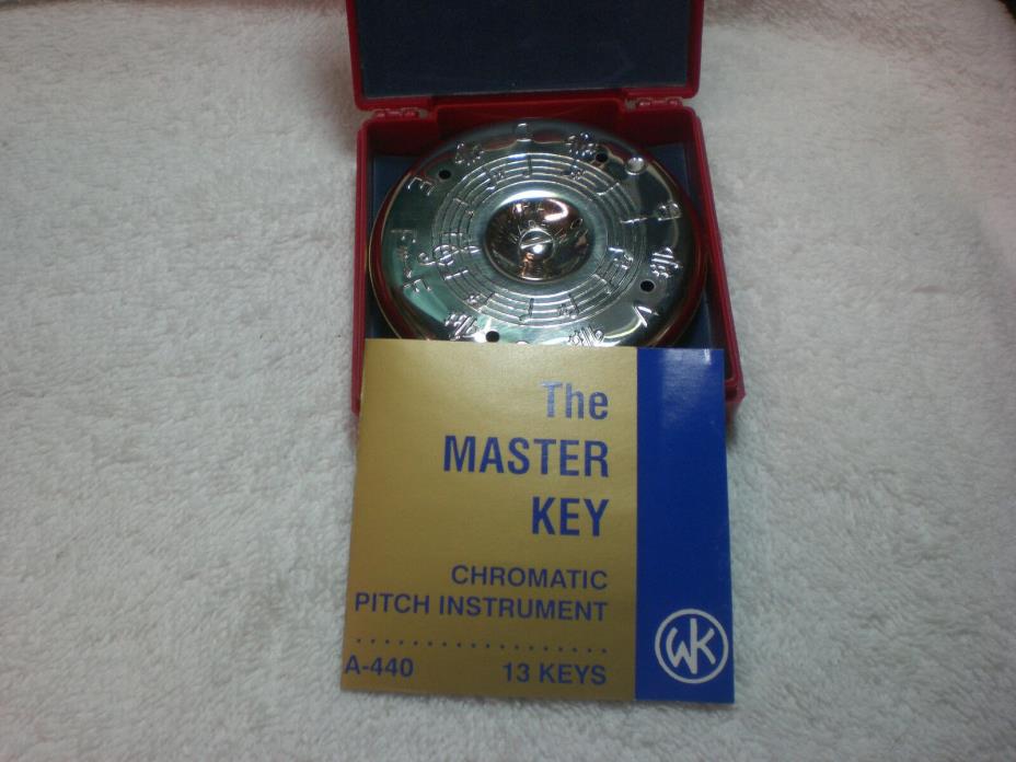 Master Key Chromatic Pitch Pipe Instrument A-440