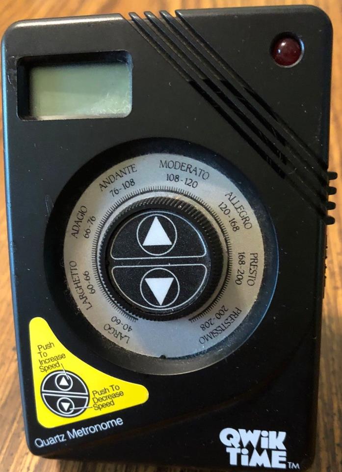 Qwik Tune Quik Time Qt5  Metronome