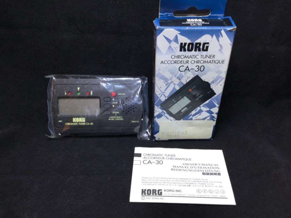 Vintage Kong Chromatic Tuner CA-30 COMPLETE IN BOX w/MANUAL
