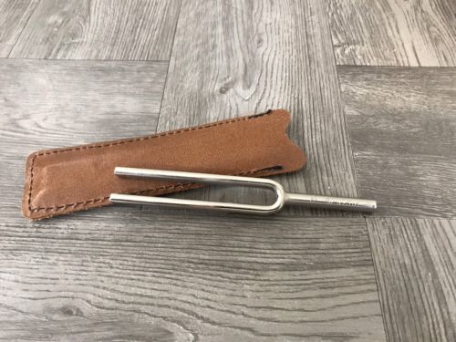 RARE GERMANY HOHNER C2 TUNING FORK 523.25 Hz CASE PIANO MEDICAL DIAGNOSTIC TOOL