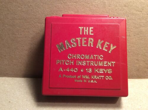 The Master Key Chromatic Pitch Instrument A-440 13 Keys