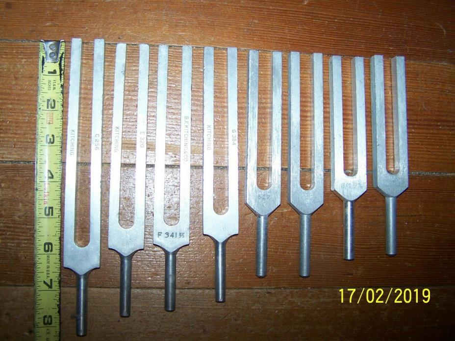 8 Kitching Aluminum Alloy Tuning Forks