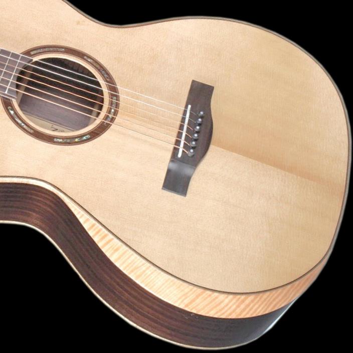 Teton STG150NT-AR Grand Concert Guitar ONLY,Armrest,Solid Spruce top,Rosewood BS