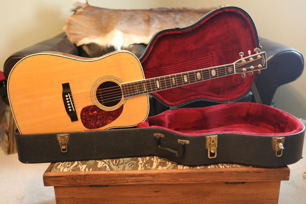 Vintage Sigma DR-41 Made In JAPAN Acoustic Guitar- Rare w/hard case
