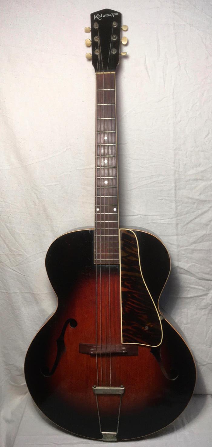 Vintage 1930's Kalamazoo KG 31 Archtop Acoustic Guitar Gibson Late 30's