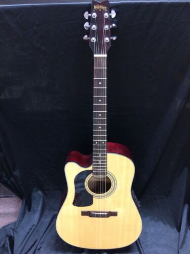 Washburn D10 SCE  Acoustic Electric LEFT HANDED Guitar  No Reserve