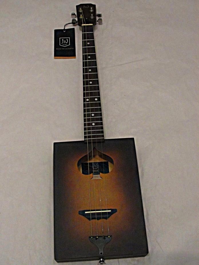 James Neligan CASK FIRKIN  4 string Acoustic Cigar Box Guitar with Gig Bag