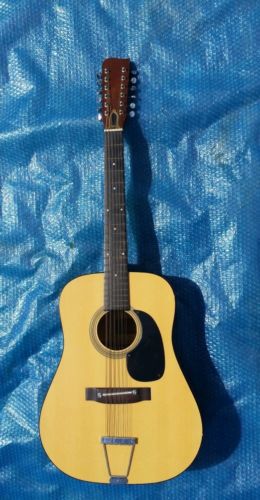 KAY? MODEL NO KD 28-12 ACCOUSTIC DREADNOUGHT 12 STRING GUITAR